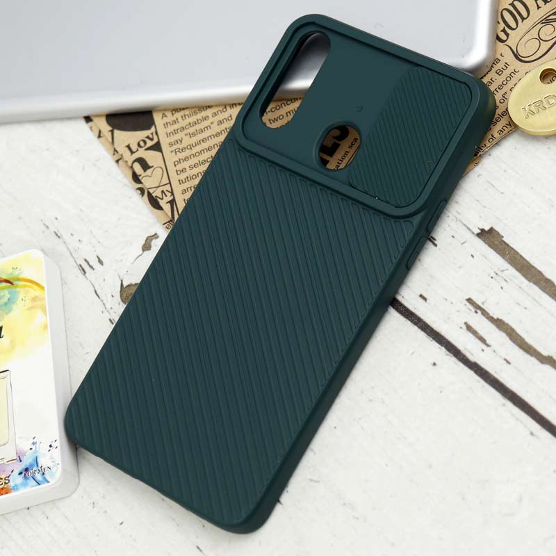 قاب سیلیکونی کبریتی محافظ لنزدار کشویی Samsung Galaxy A20s