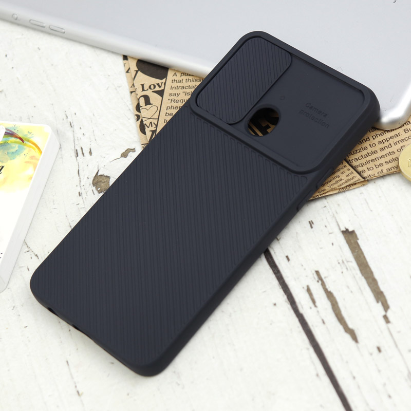 قاب سیلیکونی کبریتی محافظ لنزدار کشویی Samsung Galaxy A20s
