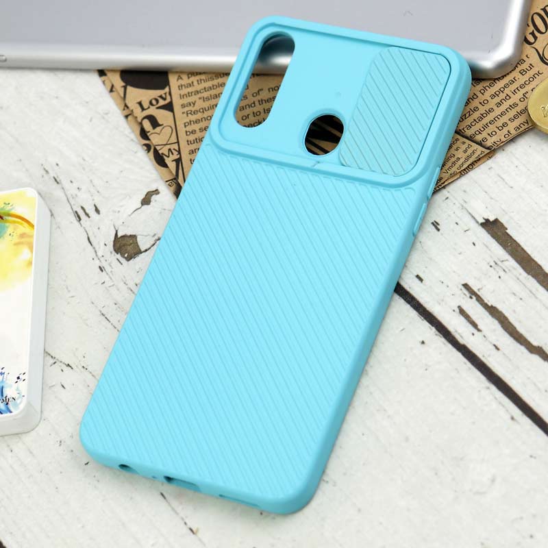 قاب سیلیکونی کبریتی محافظ لنزدار کشویی Samsung Galaxy A20s