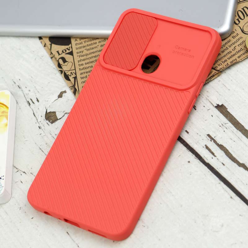 قاب سیلیکونی کبریتی محافظ لنزدار کشویی Samsung Galaxy A20s