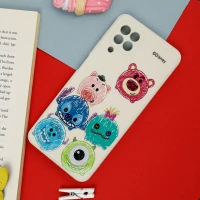 قاب سیلیکونی سفید محافظ لنزدار طرح دیزنی پسرانه سامسونگ A22 4G