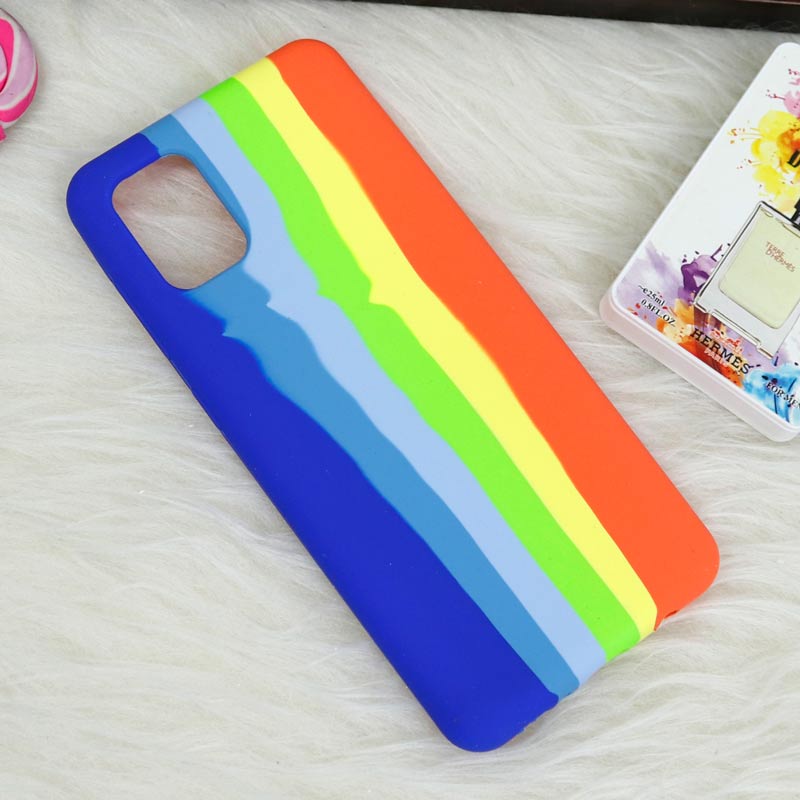 قاب سیلیکونی اورجینال رنگین کمانی Samsung Galaxy A31