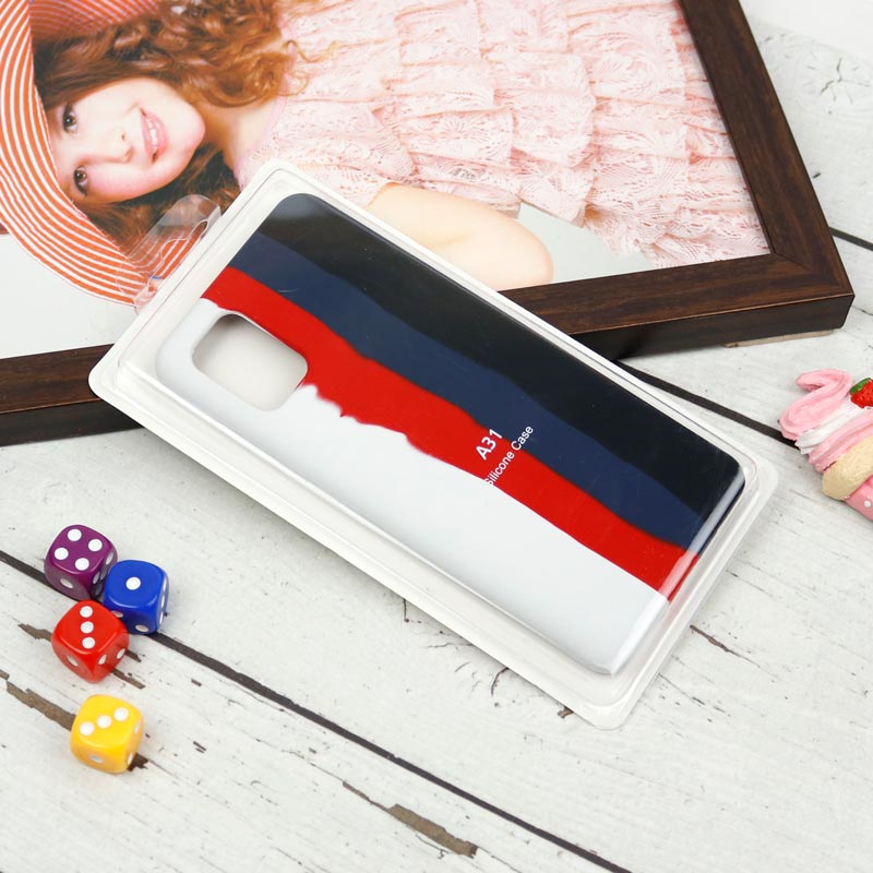 قاب سیلیکونی اورجینال رنگین کمانی Samsung Galaxy A31