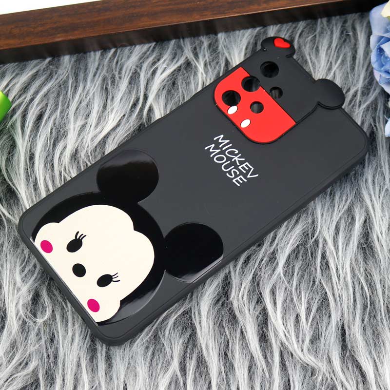 قاب سیلیکونی عروسکی محافظ لنزدار طرح Mickey Mouse سامسونگ Samsung A32 5G