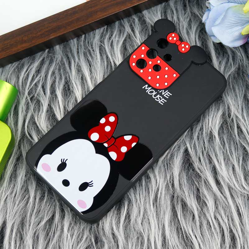 قاب سیلیکونی عروسکی محافظ لنزدار طرح Minnie Mouse سامسونگ Samsung A32 5G