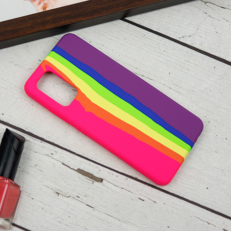 قاب سیلیکونی اورجینال رنگین کمانی Samsung Galaxy A32 4G