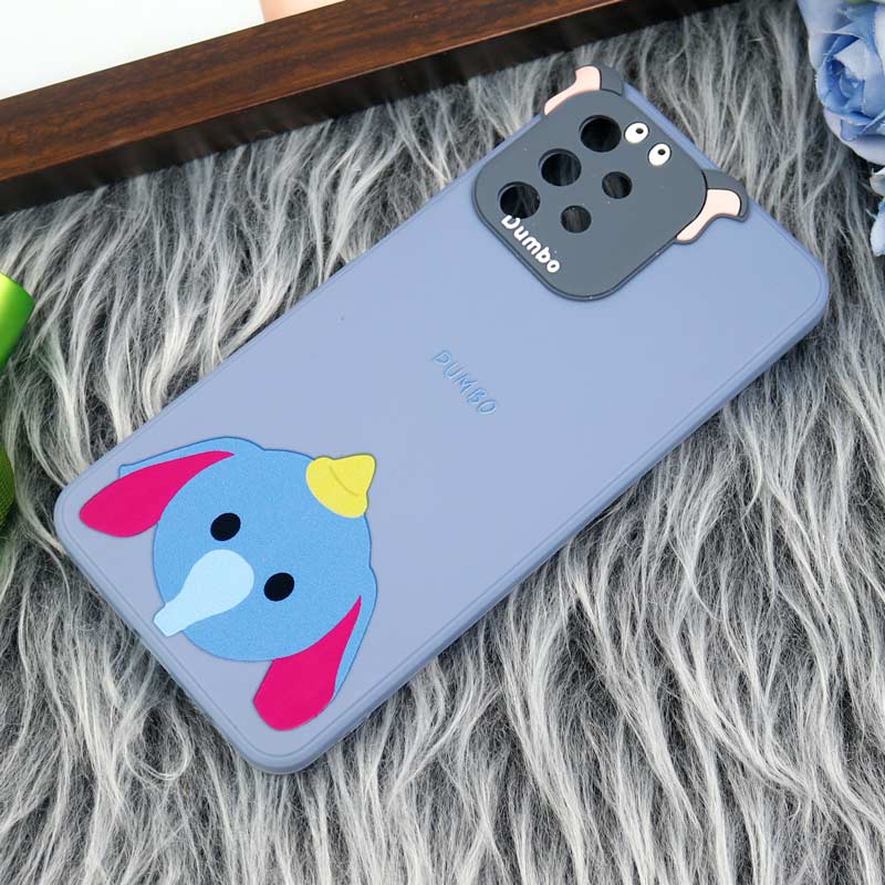 قاب سیلیکونی عروسکی محافظ لنزدار طرح Dumbo سامسونگ Samsung A32 5G