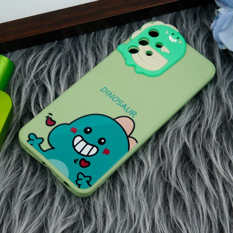 قاب سیلیکونی عروسکی محافظ لنزدار طرح Dinosaur سامسونگ Samsung A32 5G