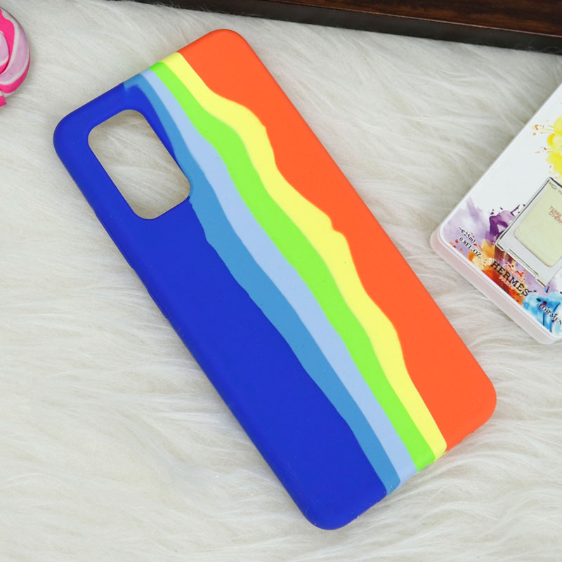 قاب سیلیکونی اورجینال رنگین کمانی Samsung Galaxy A32 4G