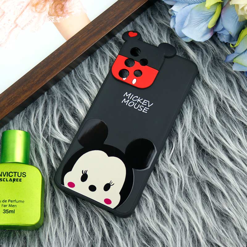 قاب سیلیکونی عروسکی محافظ لنزدار طرح Mickey Mouse سامسونگ Samsung A32 4G