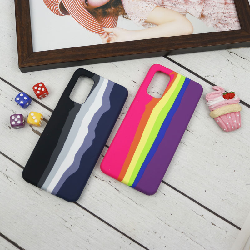 قاب سیلیکونی اورجینال رنگین کمانی Samsung Galaxy A32 4G