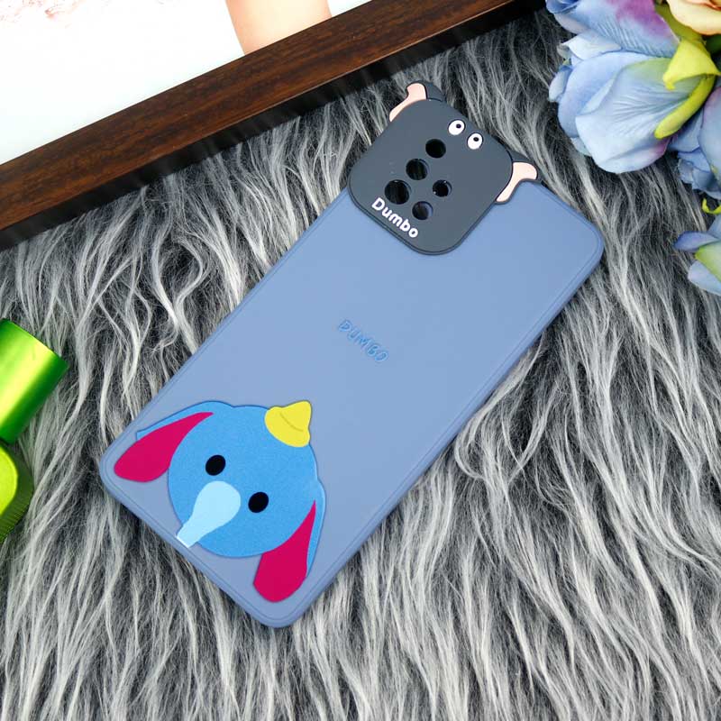 قاب سیلیکونی عروسکی محافظ لنزدار طرح Dumbo سامسونگ Samsung A51
