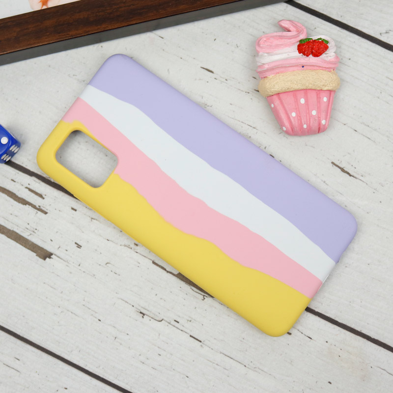 قاب سیلیکونی اورجینال رنگین کمانی Samsung Galaxy A51