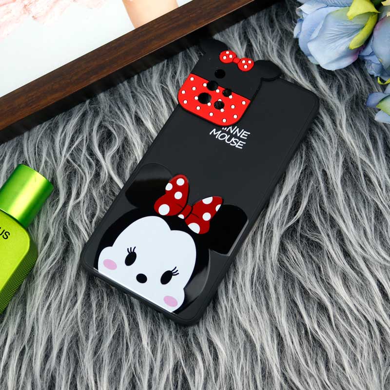 قاب سیلیکونی عروسکی محافظ لنزدار طرح Minnie Mouse سامسونگ Samsung A51