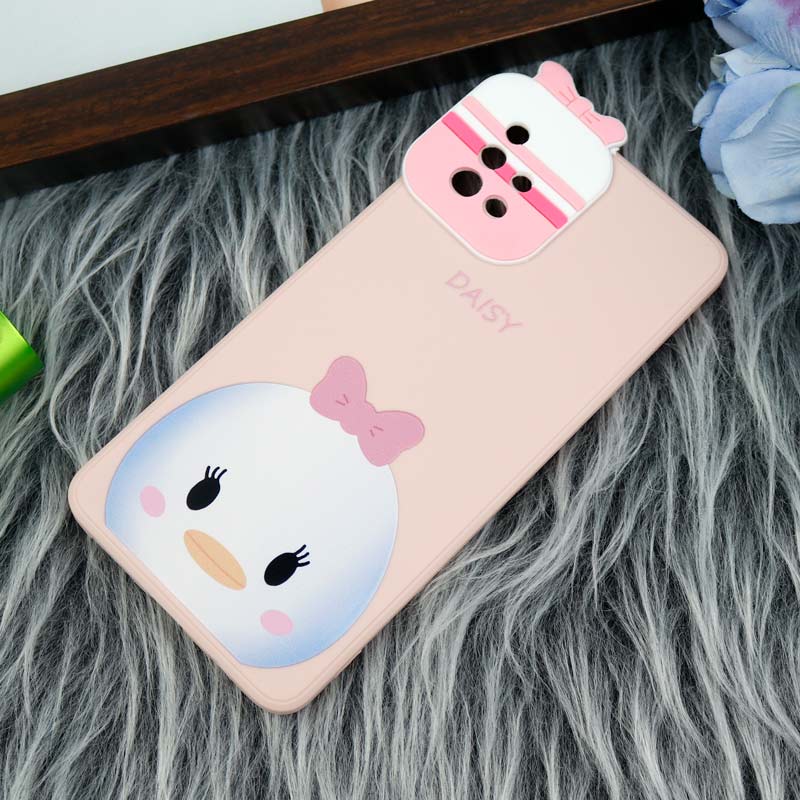 قاب سیلیکونی عروسکی محافظ لنزدار طرح Daisy سامسونگ Samsung A51