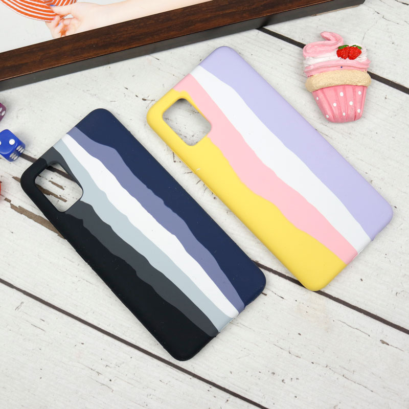 قاب سیلیکونی اورجینال رنگین کمانی Samsung Galaxy A51
