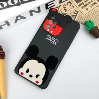 قاب سیلیکونی عروسکی محافظ لنزدار طرح Mickey Mouse سامسونگ Samsung Galaxy A52 / A52s