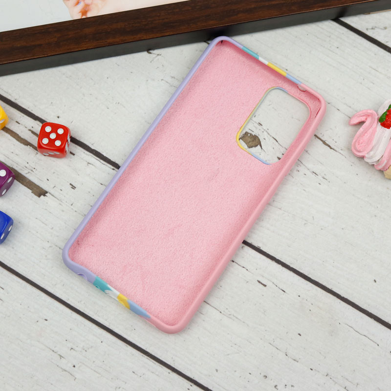 قاب سیلیکونی اورجینال رنگین کمانی Samsung Galaxy A52 / A52s