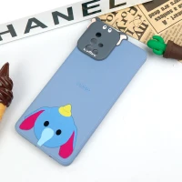 قاب سیلیکونی عروسکی محافظ لنزدار طرح Dumbo سامسونگ Samsung A71