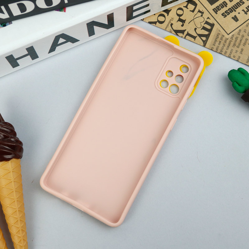 قاب سیلیکونی عروسکی محافظ لنزدار طرح Pooh سامسونگ Samsung A71