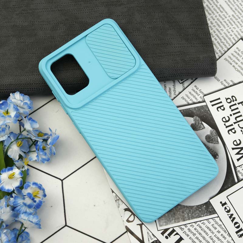 قاب سیلیکونی کبریتی محافظ لنزدار کشویی Samsung Galaxy A71