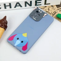 قاب سیلیکونی عروسکی محافظ لنزدار طرح Dumbo سامسونگ Samsung A72