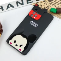 قاب سیلیکونی عروسکی محافظ لنزدار طرح Mickey Mouse سامسونگ Samsung A72