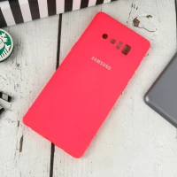 قاب سیلیکونی Samsung Galaxy Note 8 صورتی فسفری