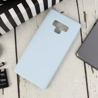 قاب سیلیکونی اصلی Samsung Galaxy Note 9 آبی سفید