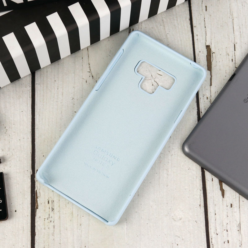 قاب سیلیکونی اصلی Samsung Galaxy Note 9 آبی سفید