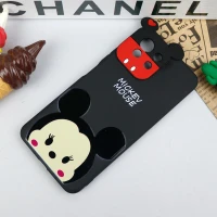 قاب سیلیکونی عروسکی محافظ لنزدار طرح Mickey Mouse شیائومی Xiaomi Mi 11 Lite