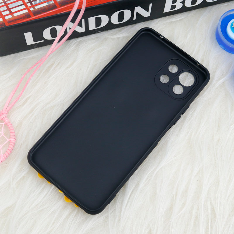 قاب سیلیکونی اردک مشکی محافظ لنزدار Xiaomi Mi 11 Lite