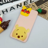 قاب سیلیکونی عروسکی محافظ لنزدار طرح Pooh شیائومی Xiaomi Mi 11 Lite