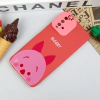قاب سیلیکونی عروسکی محافظ لنزدار طرح Bigget شیائومی Xiaomi Redmi 9T