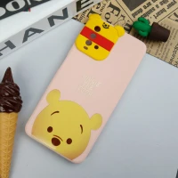 قاب سیلیکونی عروسکی محافظ لنزدار طرح Pooh شیائومی Xiaomi Redmi 9T