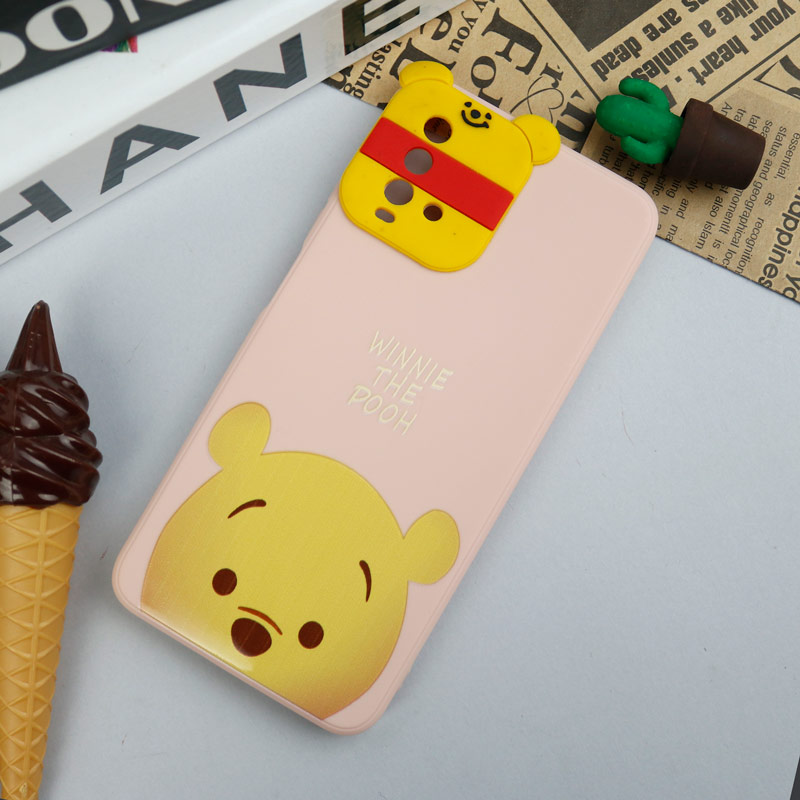 قاب سیلیکونی عروسکی محافظ لنزدار طرح Pooh شیائومی Xiaomi Redmi 9T