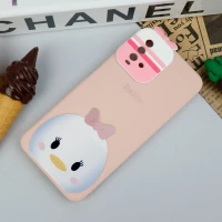 قاب سیلیکونی عروسکی محافظ لنزدار طرح Daisy شیائومی Xiaomi Redmi 9T