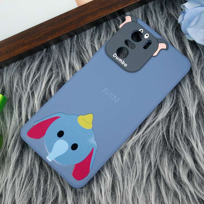 قاب سیلیکونی عروسکی محافظ لنزدار طرح Dumbo شیائومی Xiaomi Poco F3