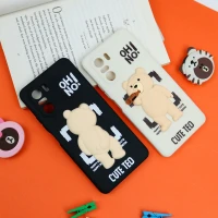 قاب سیلیکونی خرس TED محافظ لنزدار Xiaomi Poco F3