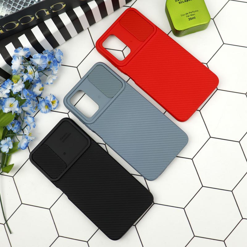 قاب سیلیکونی کبریتی محافظ لنزدار کشویی Xiaomi Poco M3