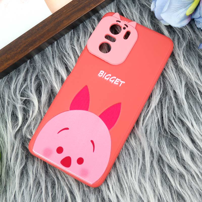 قاب سیلیکونی عروسکی محافظ لنزدار Bigget شیائومی Xiaomi Poco F3