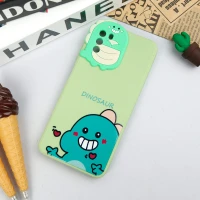 قاب سیلیکونی عروسکی محافظ لنزدار طرح Dinosaur شیائومی Xiaomi Poco M3