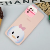 قاب سیلیکونی عروسکی محافظ لنزدار طرح Daisy شیائومی Xiaomi Poco M3