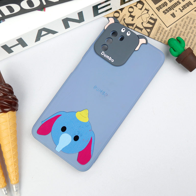 قاب سیلیکونی عروسکی محافظ لنزدار طرح Dumbo شیائومی Xiaomi Poco M3