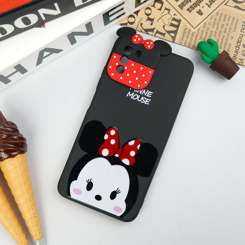 قاب سیلیکونی عروسکی محافظ لنزدار طرح Minnie Mouse شیائومی Xiaomi Poco M3
