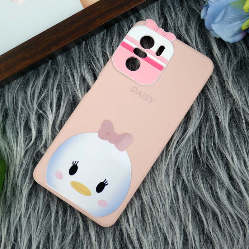 قاب سیلیکونی عروسکی محافظ لنزدار طرح Daisy شیائومی Xiaomi Poco F3