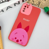 قاب سیلیکونی عروسکی محافظ لنزدار طرح Bigget شیائومی Xiaomi Poco M3