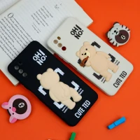 قاب سیلیکونی خرس TED محافظ لنزدار Xiaomi Poco M3