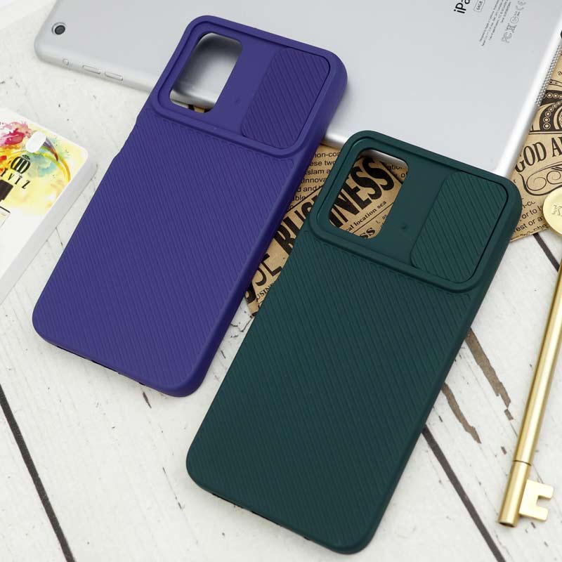 قاب سیلیکونی کبریتی محافظ لنزدار کشویی Xiaomi Poco M3
