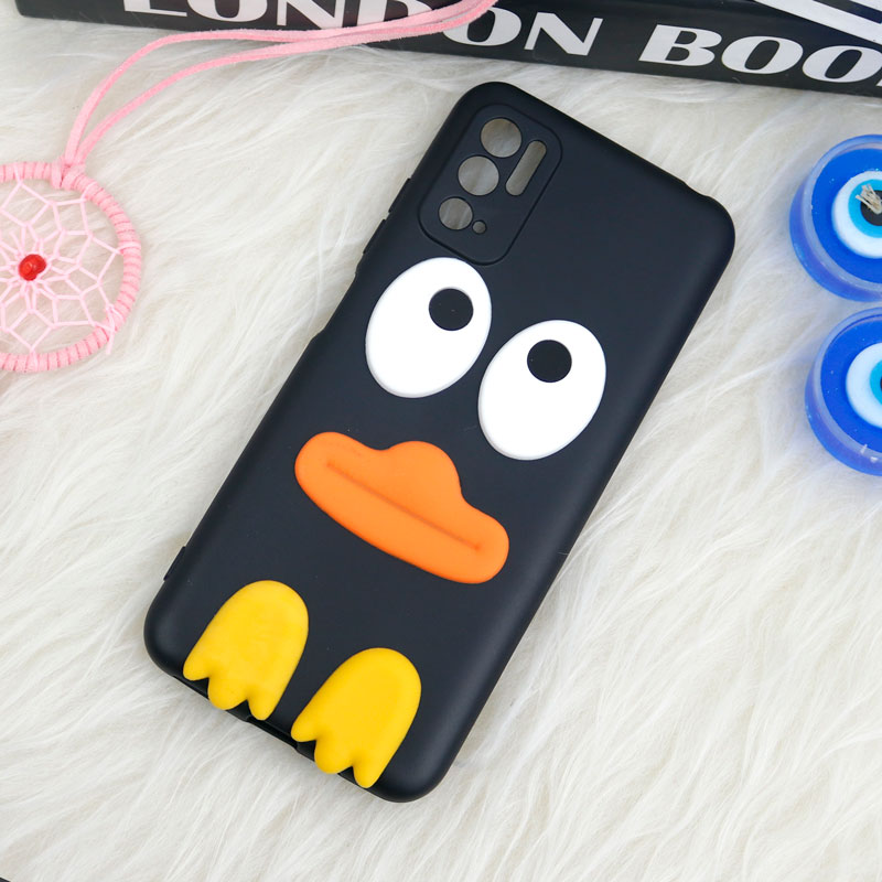 قاب سیلیکونی اردک محافظ لنزدار Xiaomi Poco M3 Pro